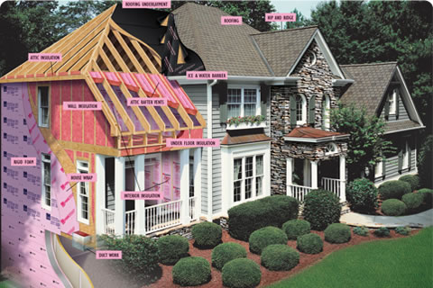 House Construction Cut Away